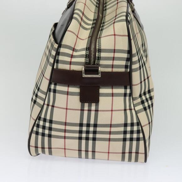 Burberry Nova Check Boston Bag Canvas Beige - Picture 5 of 16